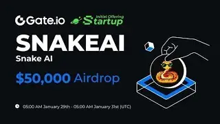 💰 Gate.io Startup Initial Free Offering: Snake AI (SNAKEAI)
