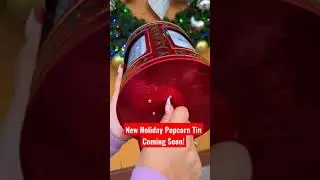 New Holiday Musical Popcorn Tin Coming Soon #disneyworld #disneyland #shorts