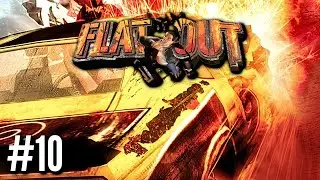 FlatOut (PC) #10 - Hayville Farmdash, Redpine Run, Gravel Supersmash & Bay Challenge