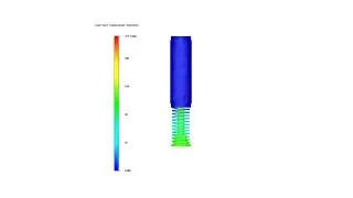 Finite Element Analysis of an Industrial Shock Absorber