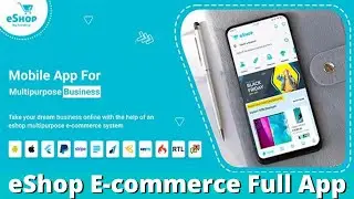 Make eShop - Flutter E-commerce Full App || Make ecommerce Full App with Admin Panel