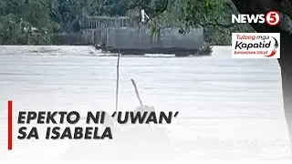 Ilang tulay sa Isabela, hindi madaanan matapos ang Super Typhoon Uwan