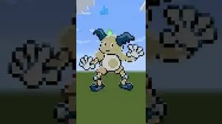 122/150 Mr. Mime #patomv7 #shorts  #pokemon #minecraft  #pokemoncommunity  #pixelart #cobblemon