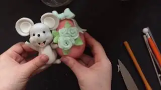 Easter Egg and Mouse Sugar Paste Tutorial