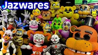 ALL FNAF JAZWARES TOY FAIR REVEALS! - Glamrock Endo Series, Sister Location Action Figures, + MORE!