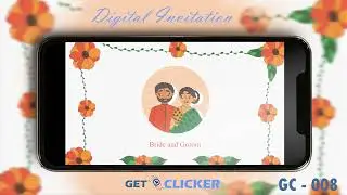 Digital Invitation | GC - 008 | Wedding Invitation | Wedding Invitation