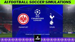 EINTRACHT FRANKFURT vs TOTTENHAM ⚽ UEFA Champions League 2025 26 Matchday 8 🟢 EA FC 26 Simulation