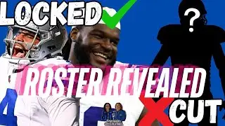 Dallas Cowboys Official 53-Man Roster & Practice Squad Revealed! 🏈⭐|Starchasers Girls Talk Ball