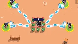 TRYING TO WIN ONLY WITH AUTO-AIM :: Brawl Stars Gameplay