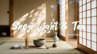 Japanese Tea Ceremony Ambience with Shoji Light & Chawan