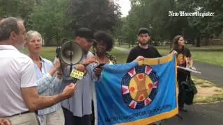 Angel Lion Heart Ortiz of West Haven and the Taino Tribe talks about being in solidarity with the St