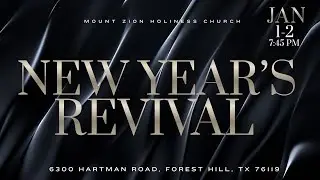 🔥2026 New Year’s Revival | Friday Night Fire | Apostle L.A. Anderson | MZHC