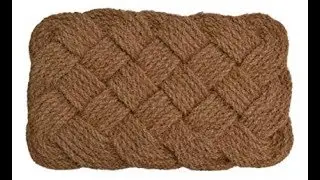 How to Make a Jute Rope Rug??? | Beautiful Jute Doormat Making At Home | Fun_Entertainment