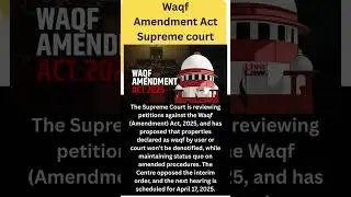 Waqf Amendment Act Supreme court