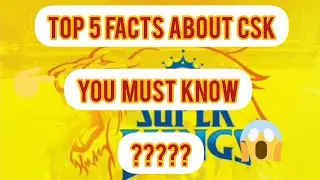 TOP 5 SHOCKING FACTS ABOUT CSK।। CRICKET FACTS।।#shorts