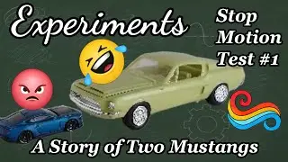 Experiments: Stop Motion Test #1 &mdash; A Story of Two Mustangs