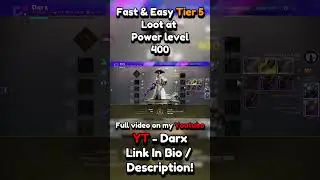 FAST & EASY TIER 5'S AT POWER LEVEL 400