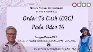 Order To Cash (O2C), Journal Entries Odoo 16 | ERP | Nazwa Azzikra