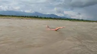 Floating in river Balasun. A place also known as MM Terai, Bagdogra, Darjeeling.
