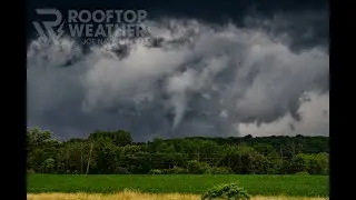 Wisconsin Tornadic Supercell on July 11, 2025 - INCREDIBLE ROTATING STORM!