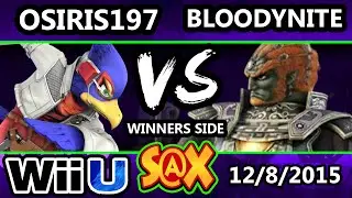 S@X 127 - Osiris197 (Falco) Vs. Bloodynite (Ganondorf) SSB4 Tournament - Smash Wii U - Smash 4