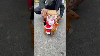 Rc Ekta Santa Claus Sleigh And Reindeer gift Unboxing