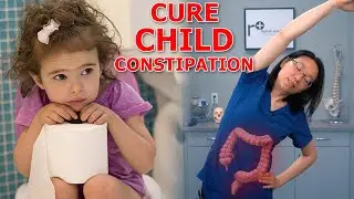 Fix Tummy Ache Constipation In Kids With Follow-Along Stretching | Taught By Pelvic Floor Therapist