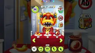 My Talking Tom 1 The China New Year Dragon Hot Fire On Tablet Gameplay