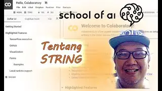 Tentang String - [Tutorial Pemrograman dan coding Python bahasa Indonesia untuk pemula] #INDOSOAI