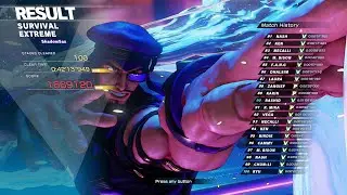 Street Fighter V - Extreme Survival Mode with Rashid (stages 1-100) - Back from Hell Trophy