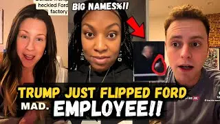 FORD Worker Yells at Trump & gets INSTANT FAFO - got flipped and FIRED