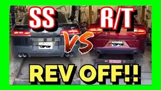REV OFF! Chevy Camaro SS 6.2L Vs Dodge Charger R/T 5 7L HEMI!