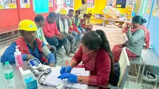 Free Health Checkup & Medicines for Construction Workers | Chandapura Labour Camp, Bengaluru| 👷🦺🚜🧱🏗️