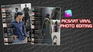 Instagram viral photo editing tutorial | PicsArt viral photo editing | music playlist photo editing 