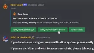 [2023] How to verify in Sharkuses British Army Discord (ROBLOX)