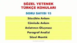 MEB AGS T&Uuml;RK&Ccedil;E   S&Ouml;ZEL YETENEK KONULARI ve SORU SAYISI 2026 #ags #ags2026 #mebags #&ouml;abt