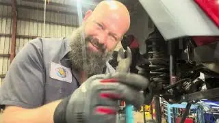How to get to the ball joints on a Jeep Jk