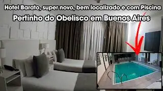 HOTEL BARATO, BEM LOCALIZADO E COM PISCINA EM BUENOS AIRES (PERTINHO DO OBELISCO)
