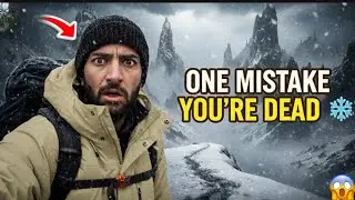 ONE MISTAKE YOU&rsquo;RE DEAD ❄️ | Extreme Solo Snow Trek on Deadly Mountains||😨