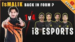 fs MALIK 'BACK with a BANG' - 1v4 to i8 ESPORTS ft. CRYPTO, BLADE, UZM, GHOOST