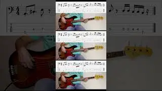 Кино - Бошетунмай (Bass shorts 1 & Tabs) #basstabs #basscover #bassplayer #bassguitar