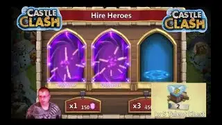 Castle Clash : Opening 2 Level 5 Talent Box Plus 10K Gem Rolling New Update