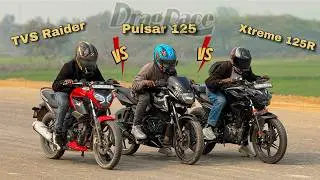 TVS Raider vs Pulsar 125 vs Xtreme 125R 🔥 125cc Drag Race | Unexpected Winner 😱