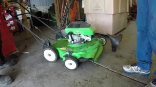 Changing the oil on a 4 cycle Lawn Boy