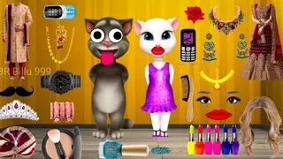 Billu dress, lipstic, taj, neckless best color cat funny comedy video part -22 | talking tom