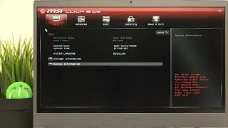 How to Enable & Disable the USB Mass Storage Driver Support in MSI Thin A15