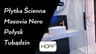 Płytka Ścienna Masovia Nero Połysk STR Tubądzin HOFF