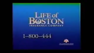 Life of Boston (MA insurance company) commercial, October 1989