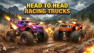 3X3 Monster Truck Race escape to Police || || Goggle Gameplay Game ||