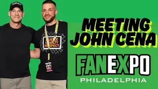 MEETING JOHN CENA @ FAN EXPO PHILADELPHIA 2025! VLOG + HAUL FROM MEETING JOHN CENA! THE GOAT!